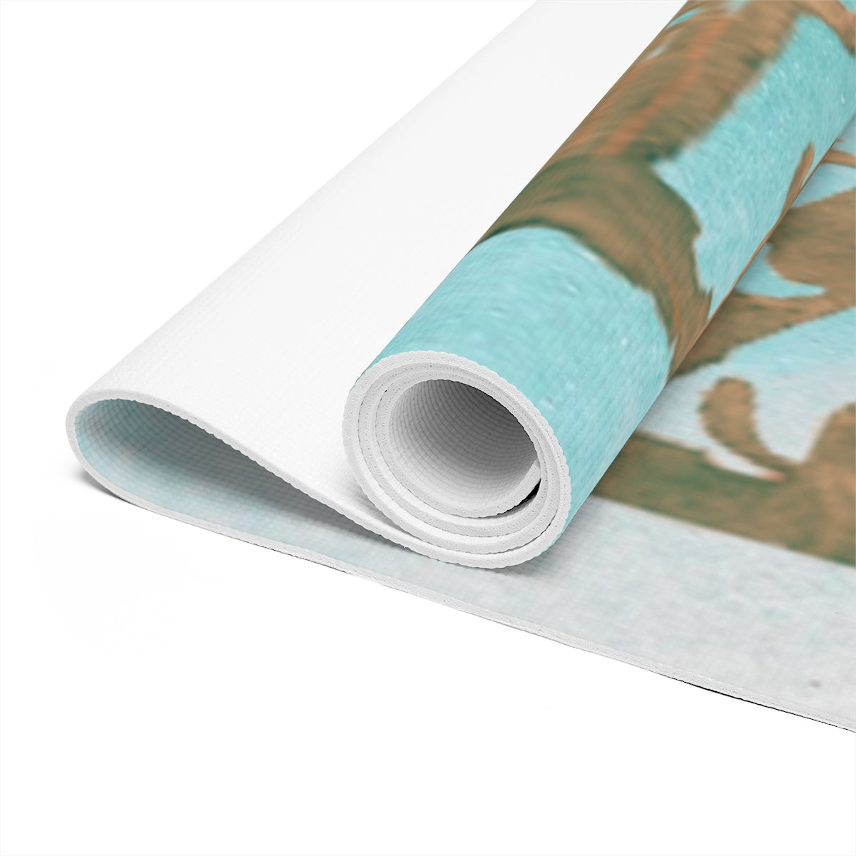 Bronze Kokopelli Foam Yoga Mat