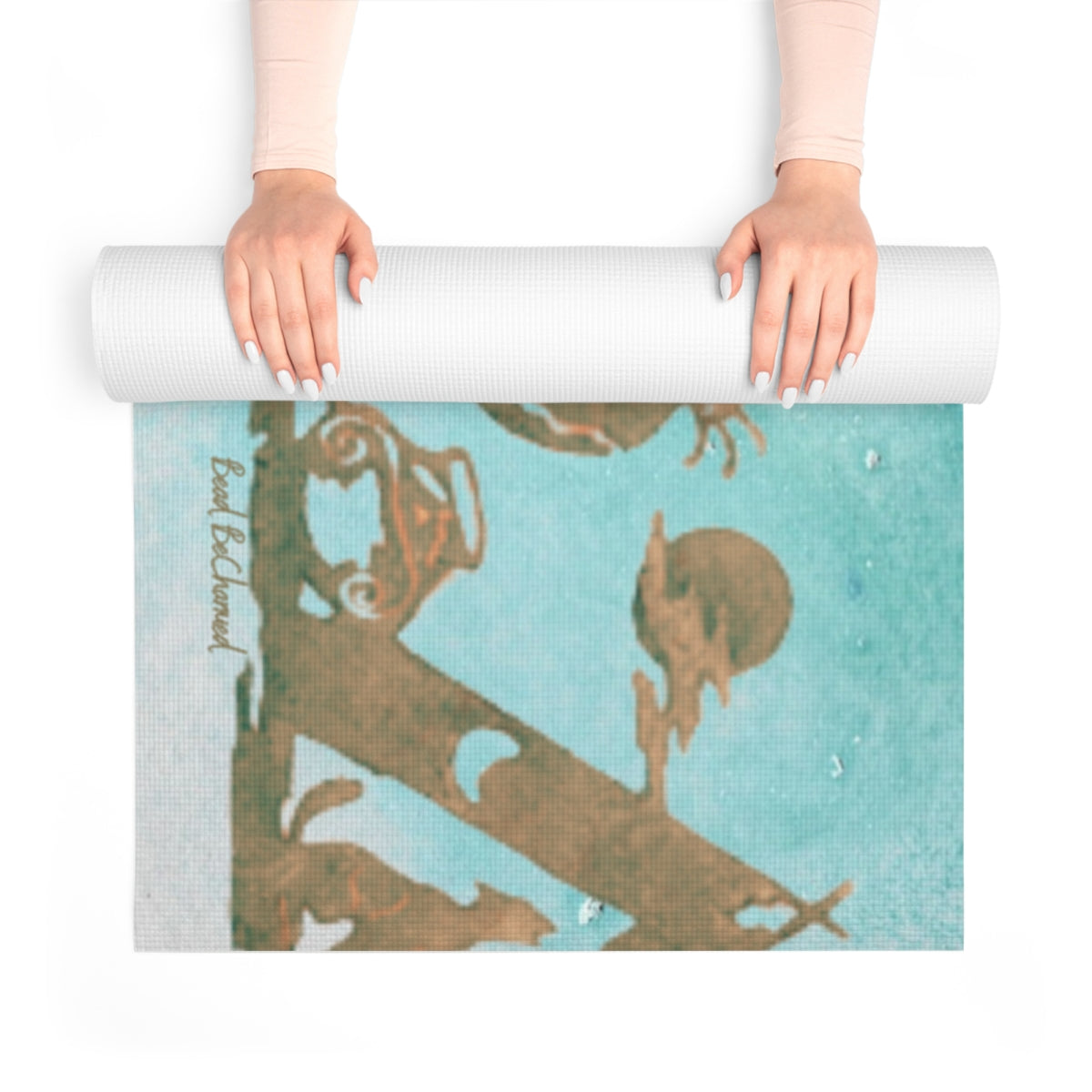 Bronze Kokopelli Foam Yoga Mat