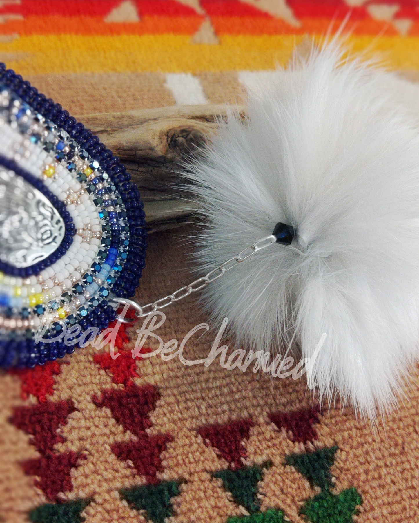 Purses, 'Blueberry Limonaia Mini Set' - Handbeaded 2-Piece Coin Purse and Earrings Set