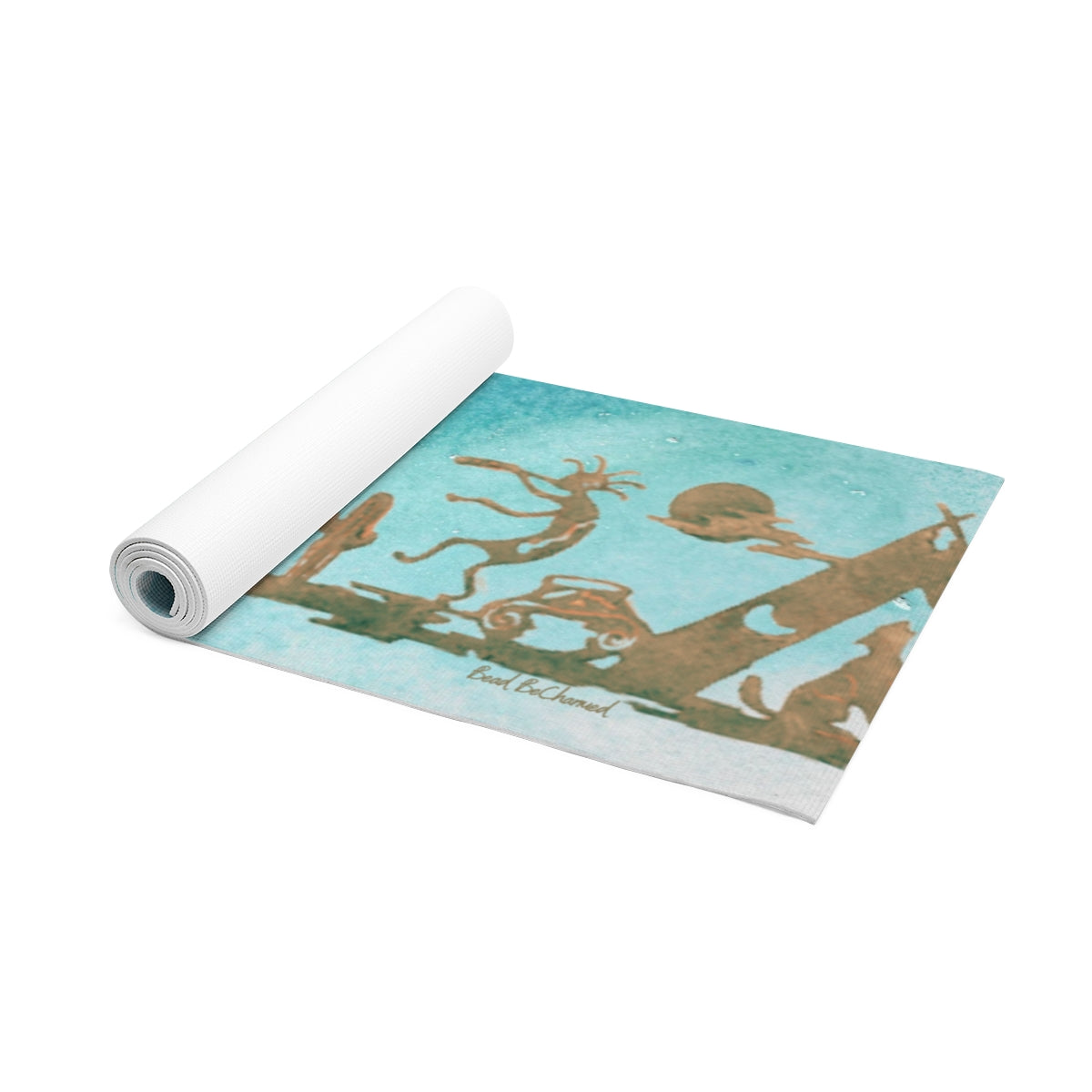 Bronze Kokopelli Foam Yoga Mat
