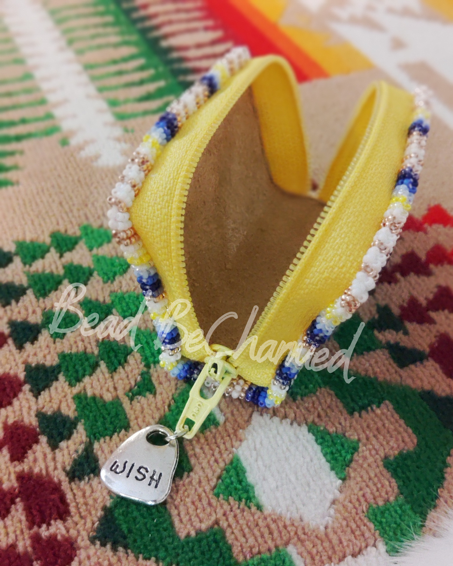 Purses, 'Blueberry Limonaia Mini Set' - Handbeaded 2-Piece Coin Purse and Earrings Set